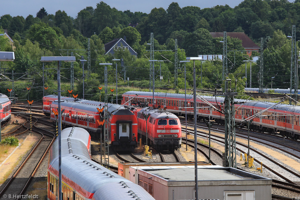 Eisenbahn in und um Kiel