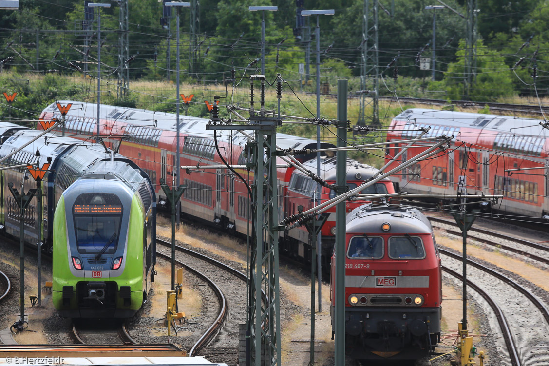 Eisenbahn in und um Kiel.