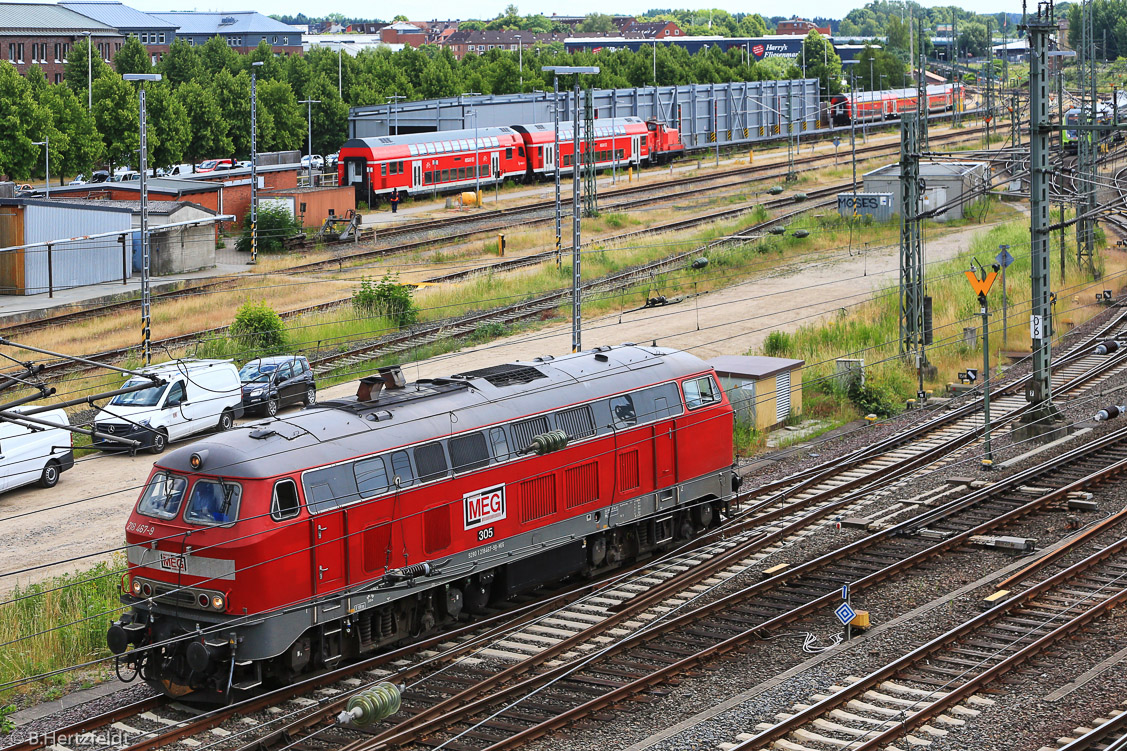 Eisenbahn in und um Kiel.