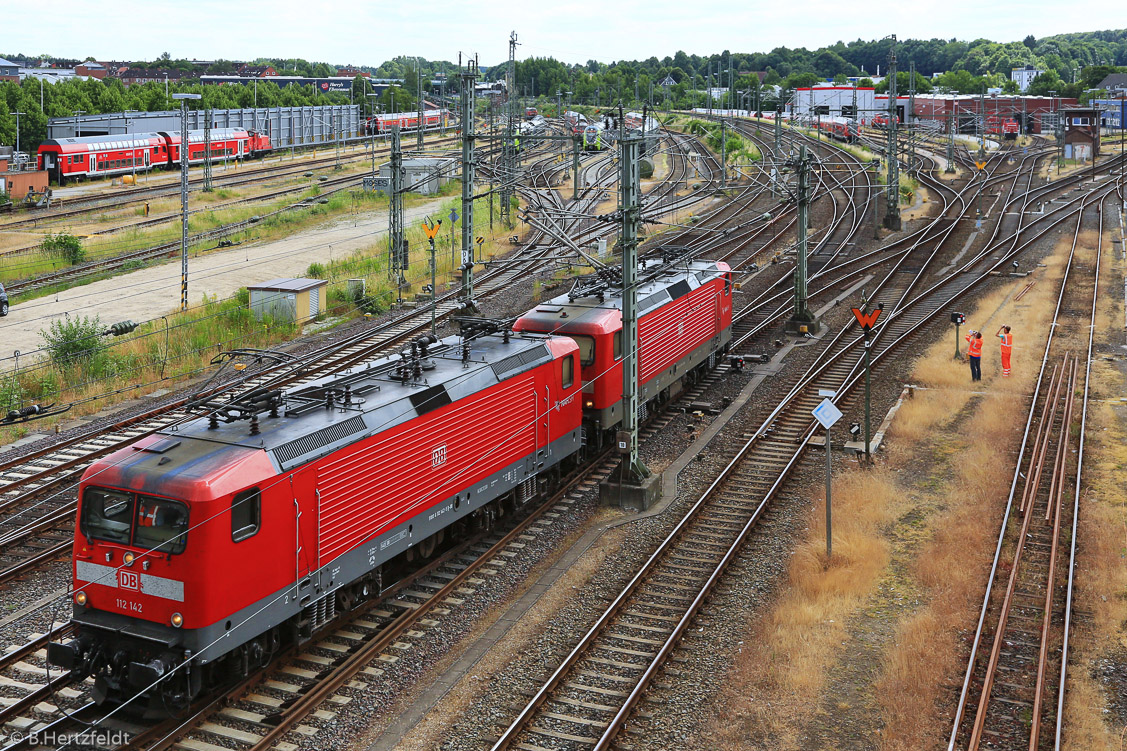 Eisenbahn in und um Kiel.